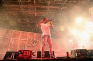 What was the full setlist Travis Scott performed? (Image via Getty)